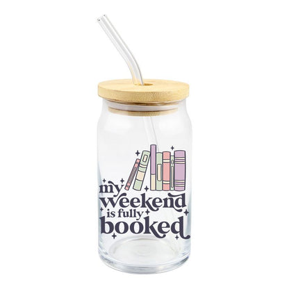 My weekend is fully booked Glass Cup