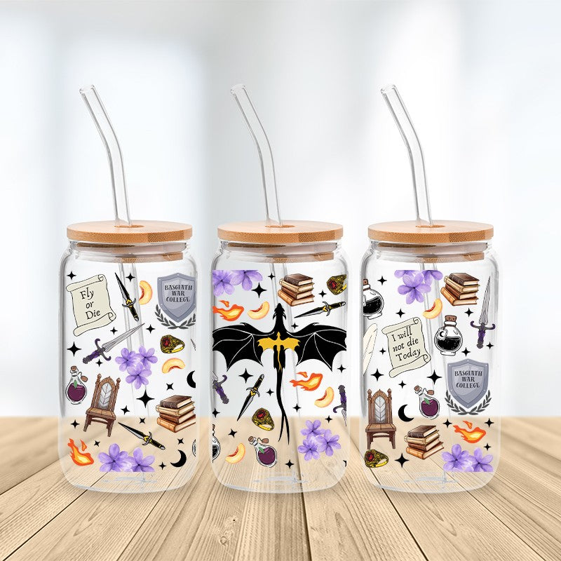 Fourth Wing Glass Cup