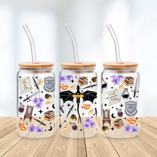 Fourth Wing Glass Cup