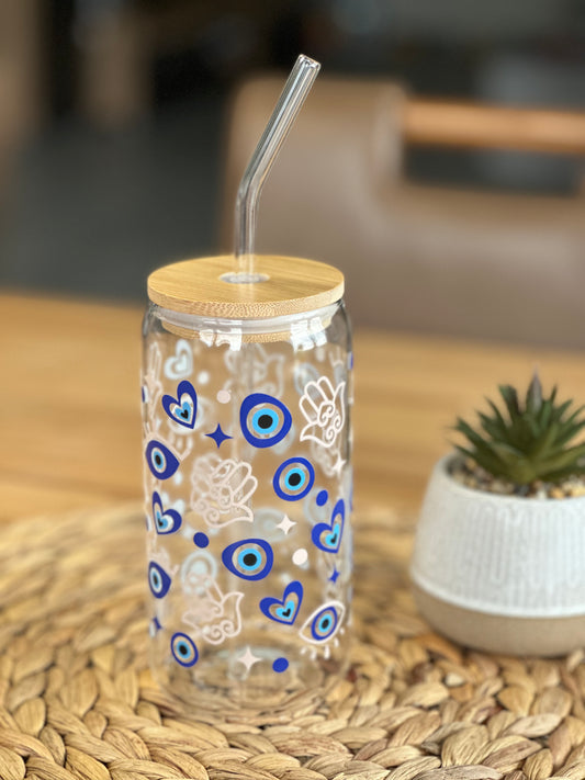 Evil Eye Glasbecher