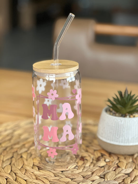 Mama Floral Verre