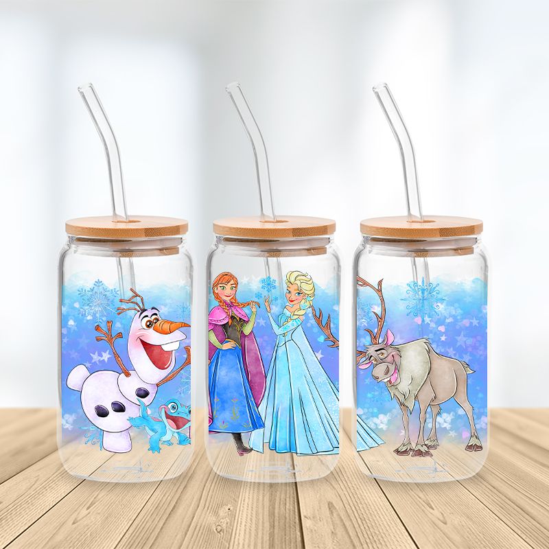 Frozen Glass cup for Kids