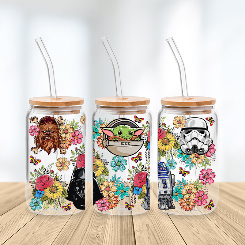 Star Wars Blooms Glass Cup