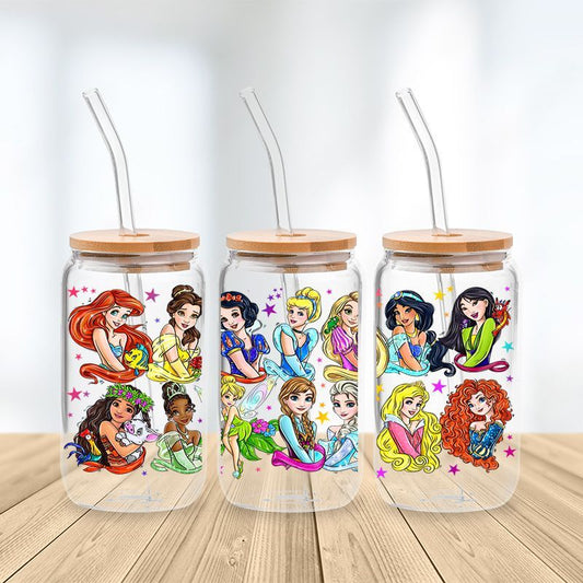 Princess Glass cup for Kids