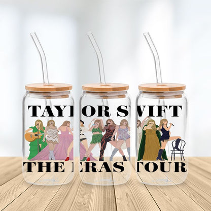 Taylor Swift The Eras Tour 2024 Glass Cup