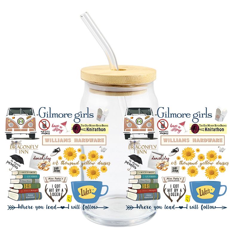 Gilmore Girls Glass Cup