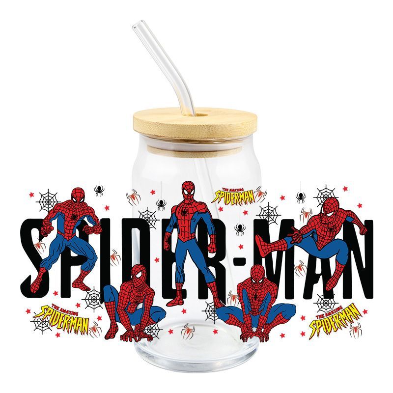 Spiderman Glass cup for Kids